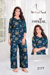Cocktail By Tft Viscos Lenzing Printed Western Co Ord Set Exporters In India